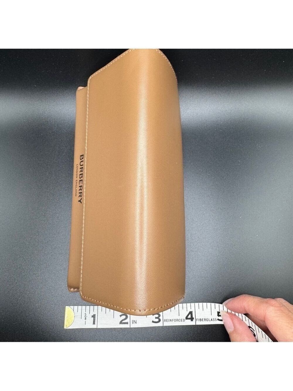 Burberry London Eyeglasses Sunglass Case Camel Brown - Picture 5 of 9